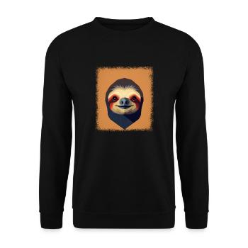 cadeau anniversaire salutation running citation animal - Sweat-shirt Unisexe - noir - Devant - Alina (178cm) & Michal (187cm)