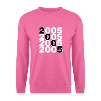 2005 - Unisex Pullover - Pink - Vorne