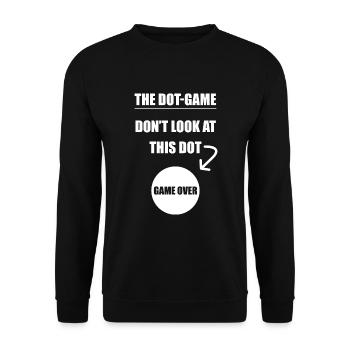 Dotgame Game - Unisex Sweatshirt - black - Front - Alina (178cm) & Michal (187cm)