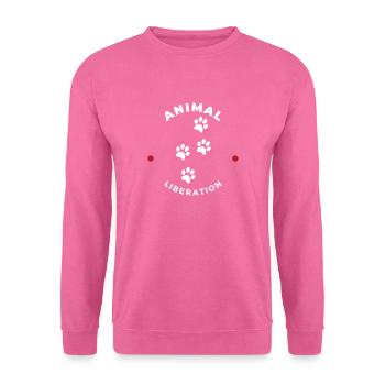 Animal Liberation - Unisex Pullover - Pink - Vorne