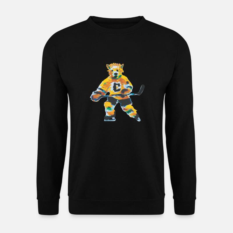 HockeyBear - Unisex Pullover - Schwarz