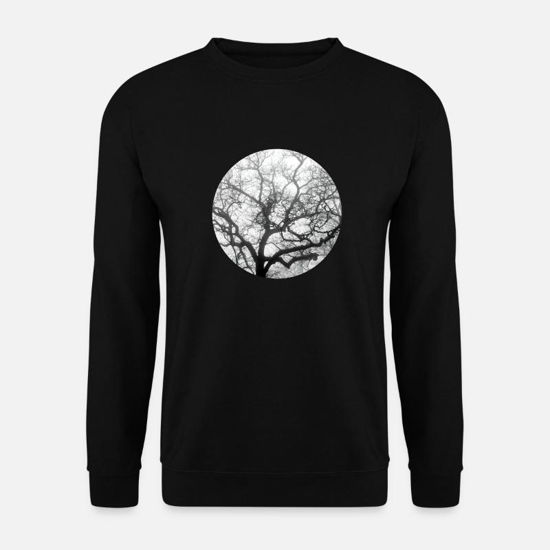 Fraktale Natur - Unisex Pullover - Schwarz