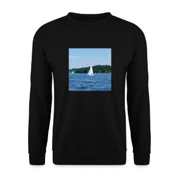 Boot - Unisex Pullover - Schwarz - Vorne - Alina (178cm) & Michal (187cm)