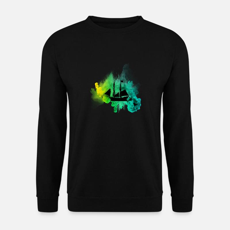 Magisches Schiff - Unisex Pullover - Schwarz