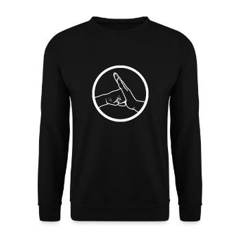 Kung Fu Kampfkunst Begrüßung Kampfsport - Unisex Pullover - Schwarz - Vorne - Alina (178cm) & Michal (187cm)