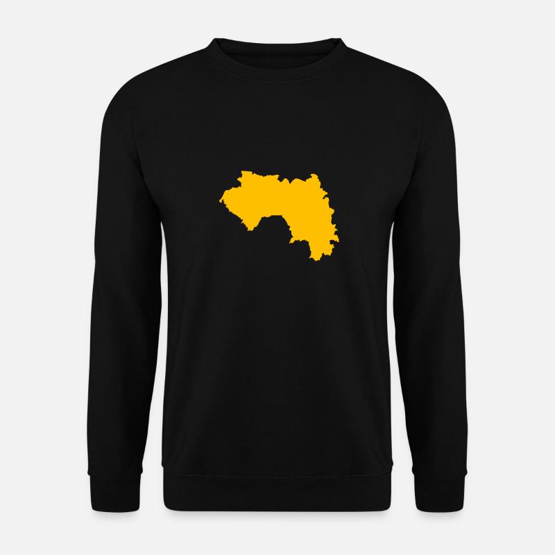 Guinea yellow - Unisex Pullover - Schwarz