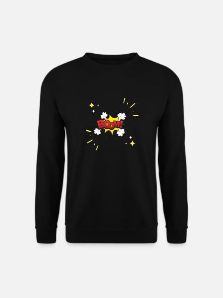 3D Boom unisex design - Unisex Sweatshirt - black