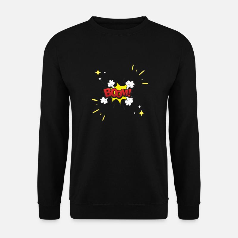 3D Boom unisex design - Unisex Sweatshirt - black