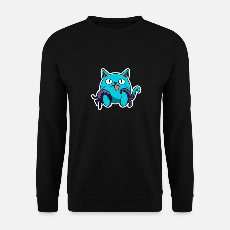 Meine Oktopus Katze - Unisex Pullover - Schwarz
