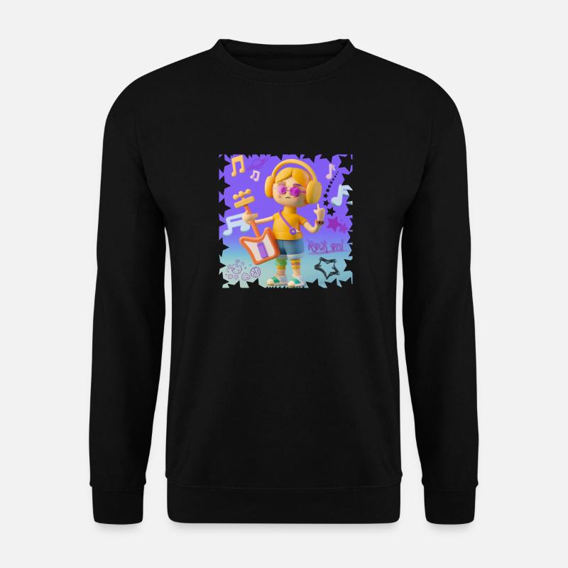 LUSTIGE MUSIK 6 - Unisex Pullover - Schwarz