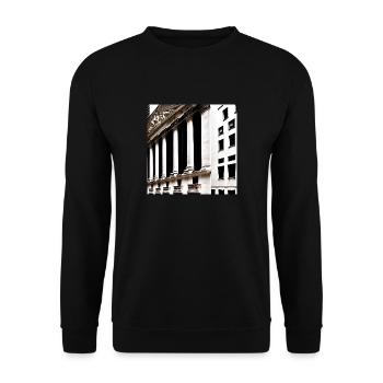 BE87806E 827D 4229 ABE5 9295E99F8754 - Unisex Pullover - Schwarz - Vorne - Alina (178cm) & Michal (187cm)