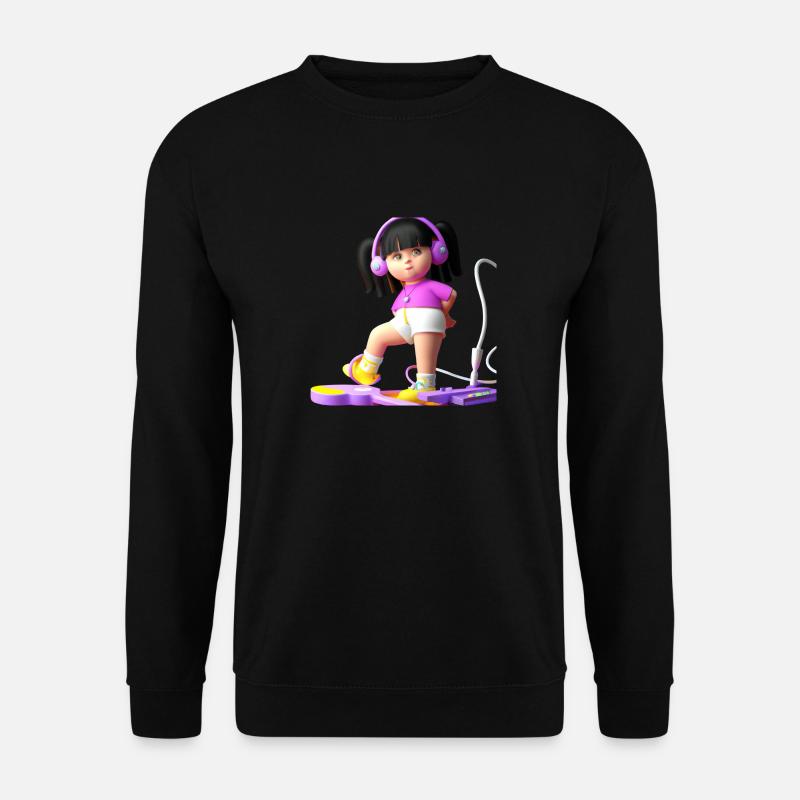 LUSTIGE MUSIK 011 - Unisex Pullover - Schwarz