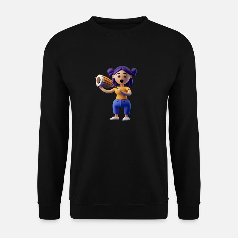 LUSTIG 9 - Unisex Pullover - Schwarz