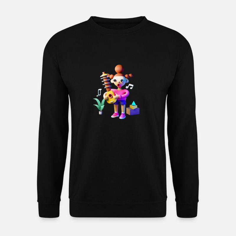 LUSTIG 18 - Unisex Pullover - Schwarz