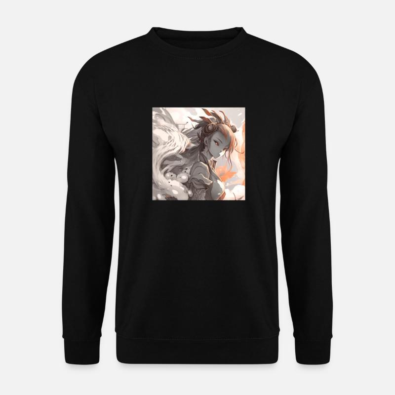 Animierte Pastell-Sasuke - Unisex Pullover - Schwarz