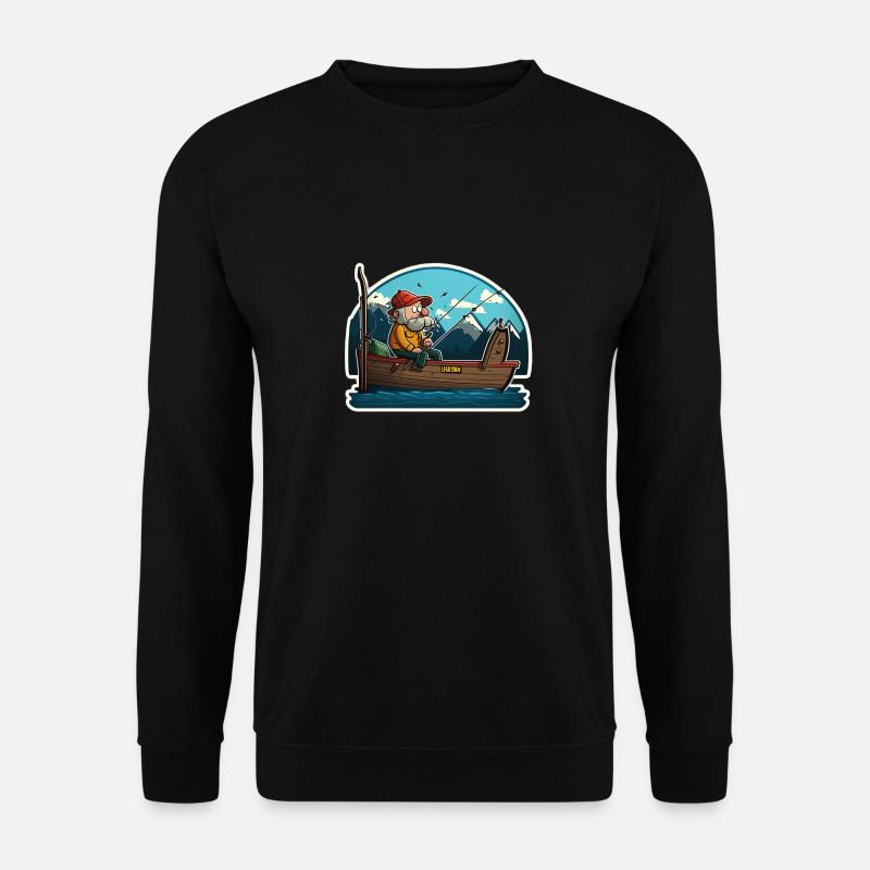 Angler - Unisex Pullover - Schwarz