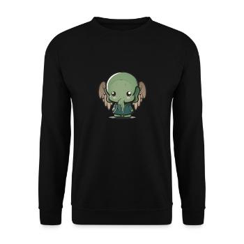 Mignon bébé cthulhu - Sweat-shirt Unisexe - noir - Devant - Alina (178cm) & Michal (187cm)