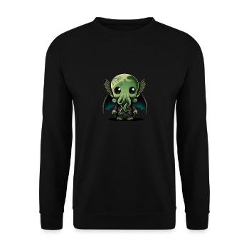 Un bébé mignon Cthulhu - Sweat-shirt Unisexe - noir - Devant - Alina (178cm) & Michal (187cm)