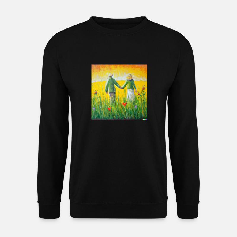 Liebespaar - Unisex Pullover - Schwarz