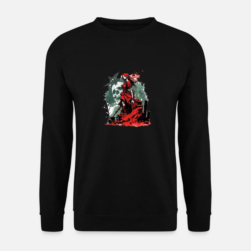 Red Witch - Unisex Sweatshirt - black