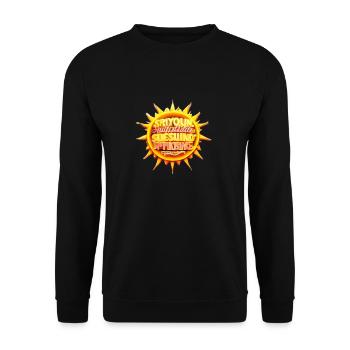 I’m a ray of sunshine - Unisex Pullover - Schwarz - Vorne - Alina (178cm) & Michal (187cm)