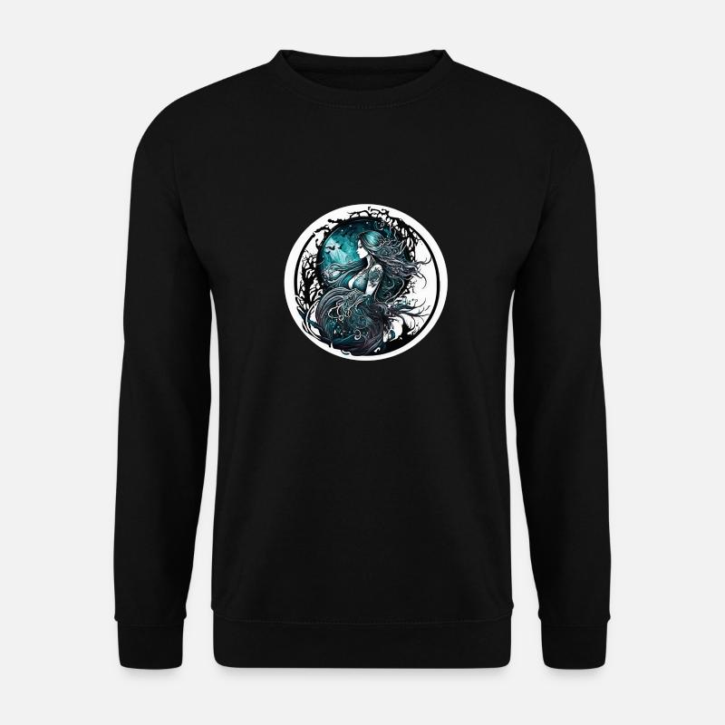 Weibliche Priesterin - Unisex Pullover - Schwarz
