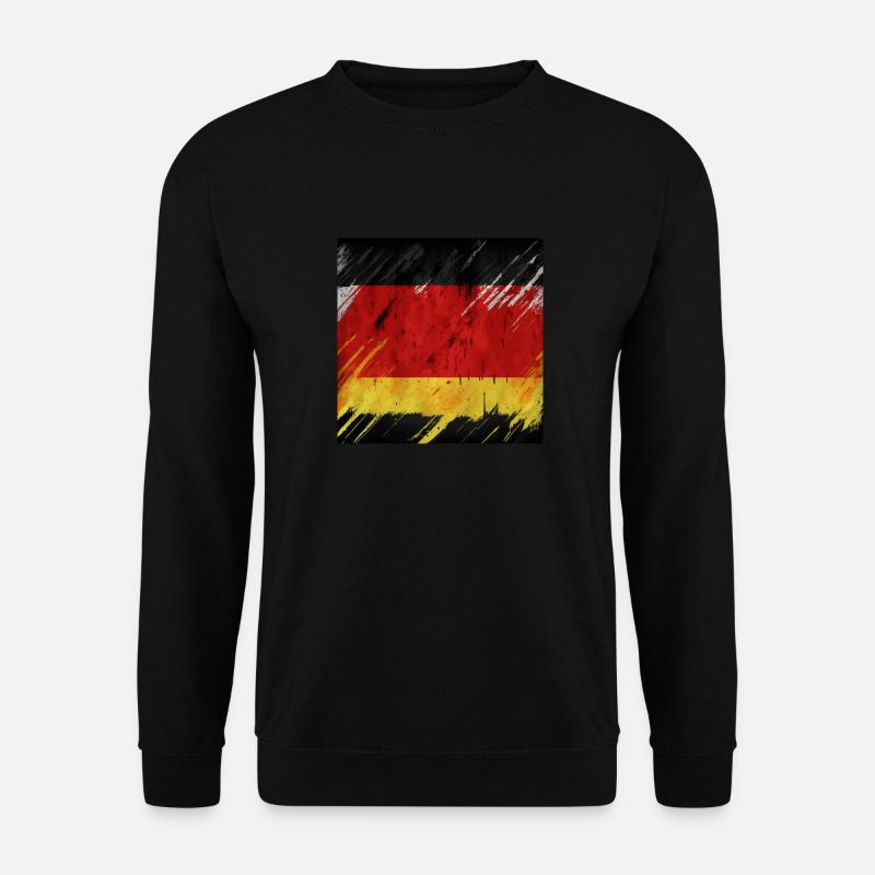 Deutschland Flagge Graffiti - Unisex Pullover - Schwarz