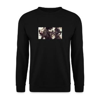 Friendly - Unisex Sweatshirt - black - Front - Alina (178cm) & Michal (187cm)