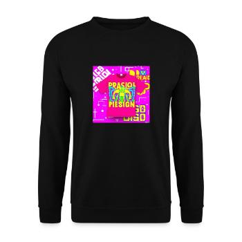 T-shirt fluo - Sweat-shirt Unisexe - noir - Devant - Alina (178cm) & Michal (187cm)
