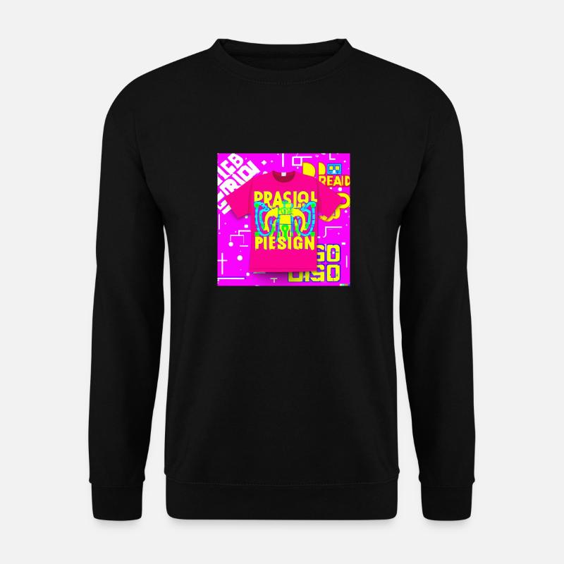 Neon T-Shirt - Unisex Pullover - Schwarz