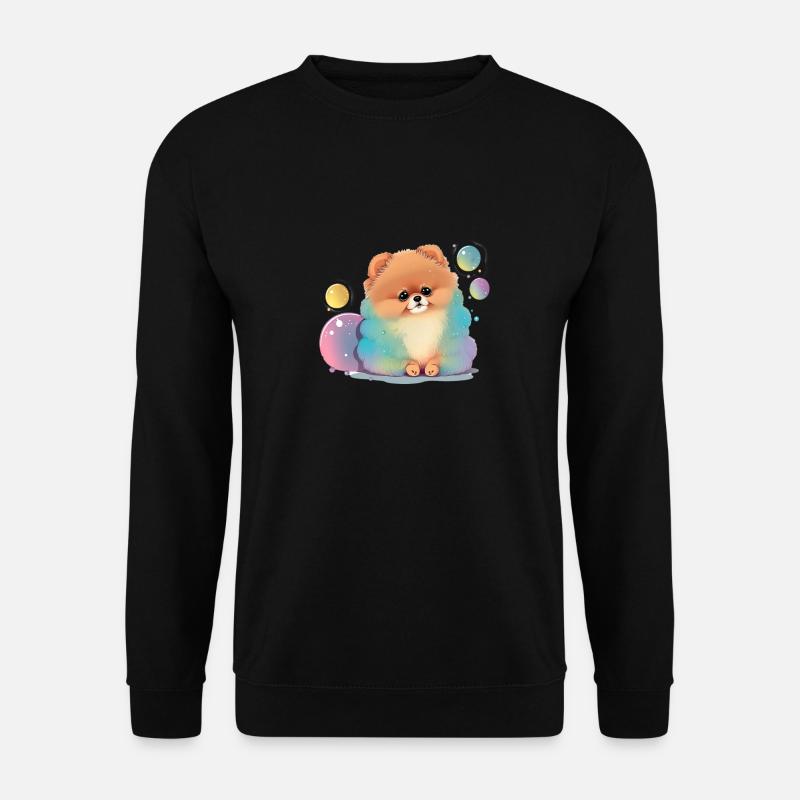 Pomeranian Miniature Spitz - Unisex Sweatshirt - black