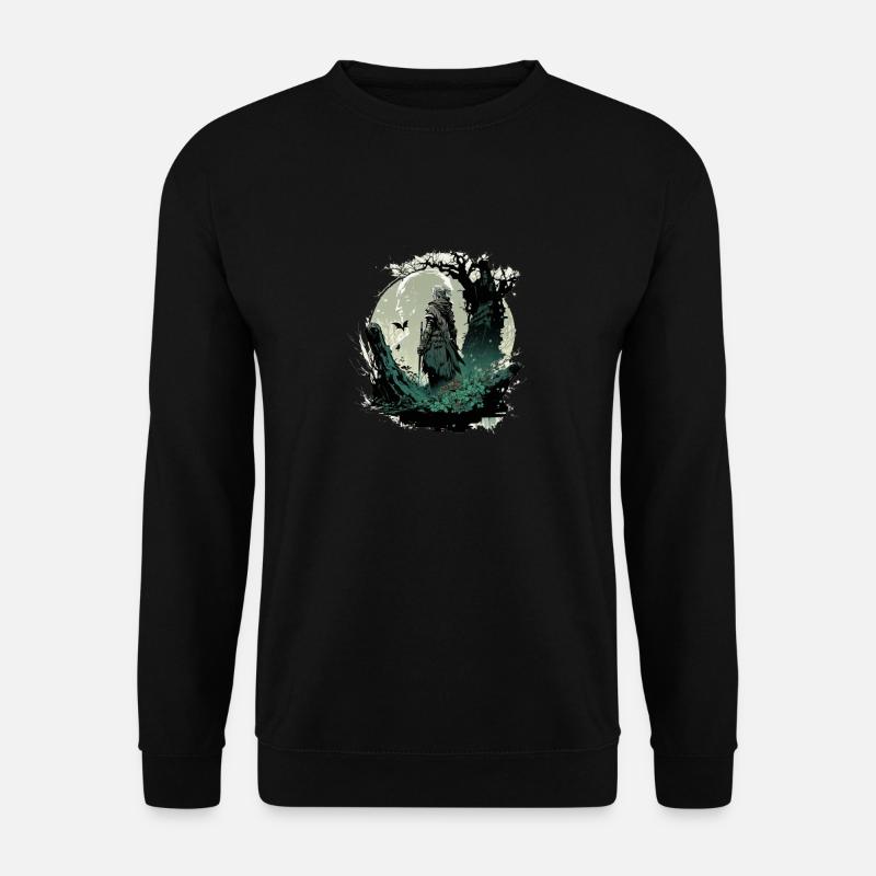 Elbischer Druide - Unisex Pullover - Schwarz