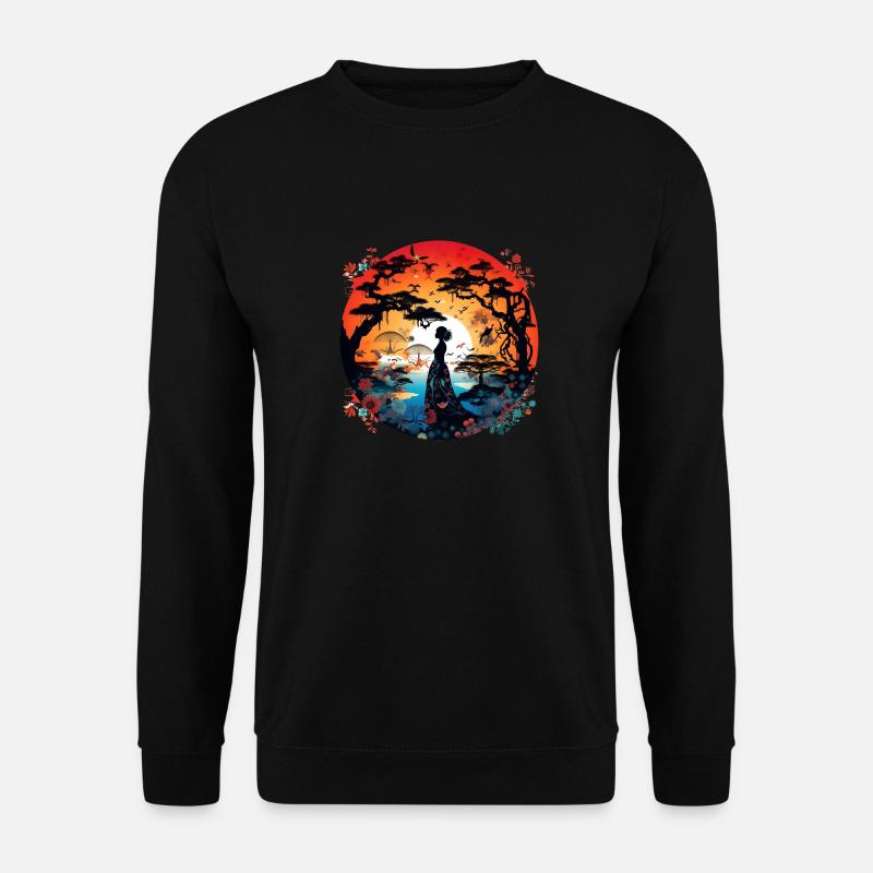 JapanischerTraum #2 - Unisex Pullover - Schwarz