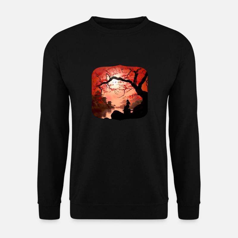 Japanischer Traum #7 - Unisex Pullover - Schwarz