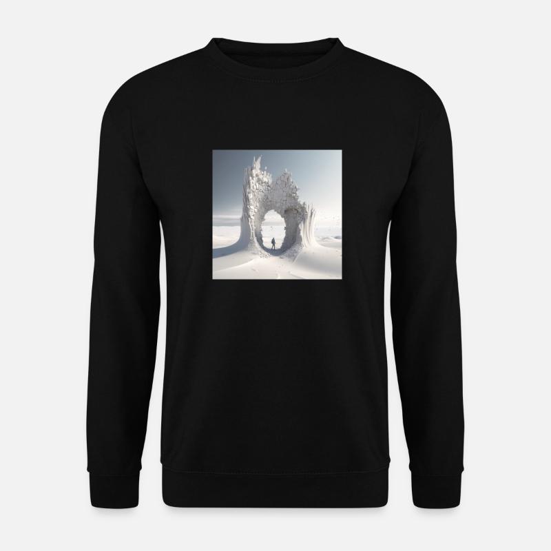 Percée dans le désert - Sweat-shirt Unisexe - noir