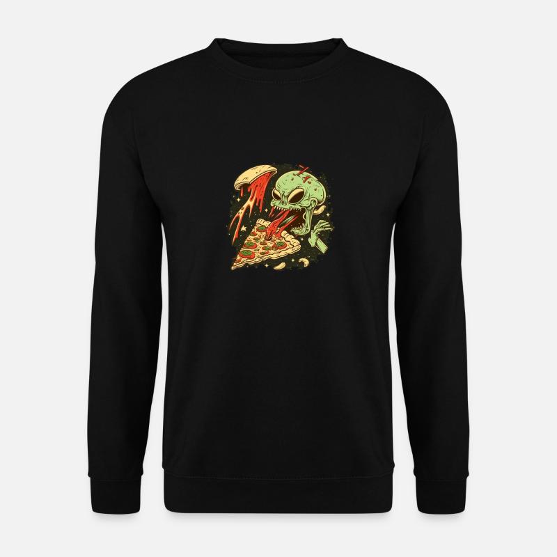 pizzalien - Unisex Pullover - Schwarz