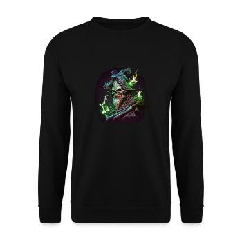 Nekromant - Unisex Pullover - Schwarz - Vorne - Alina (178cm) & Michal (187cm)
