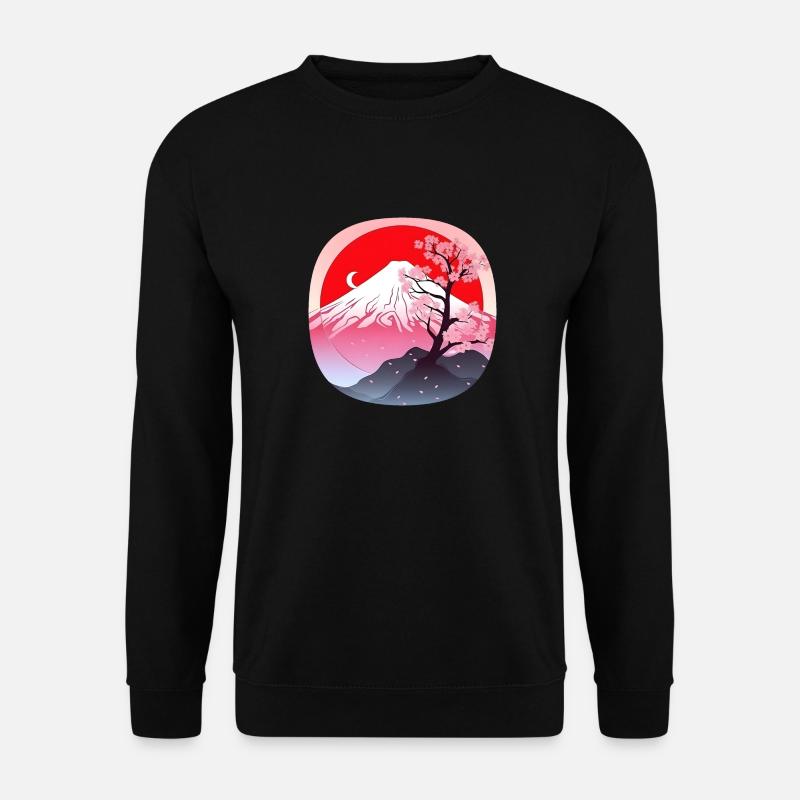 Japan Fuji - Unisex Pullover - Schwarz