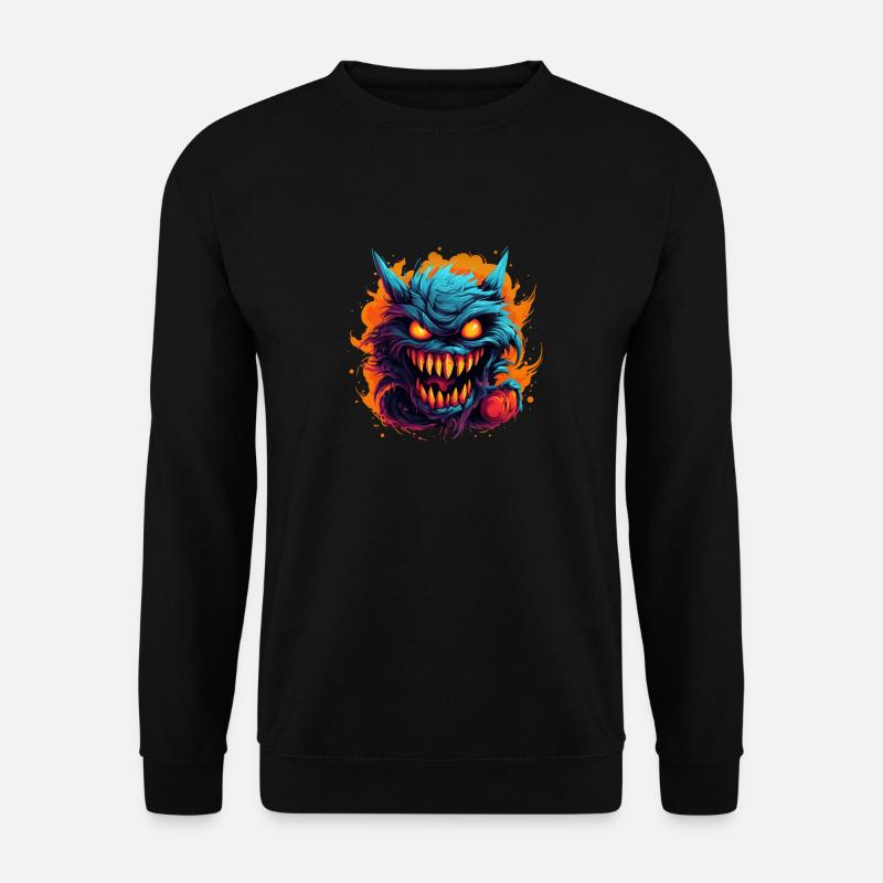 Halloween Monster - Unisex Pullover - Schwarz