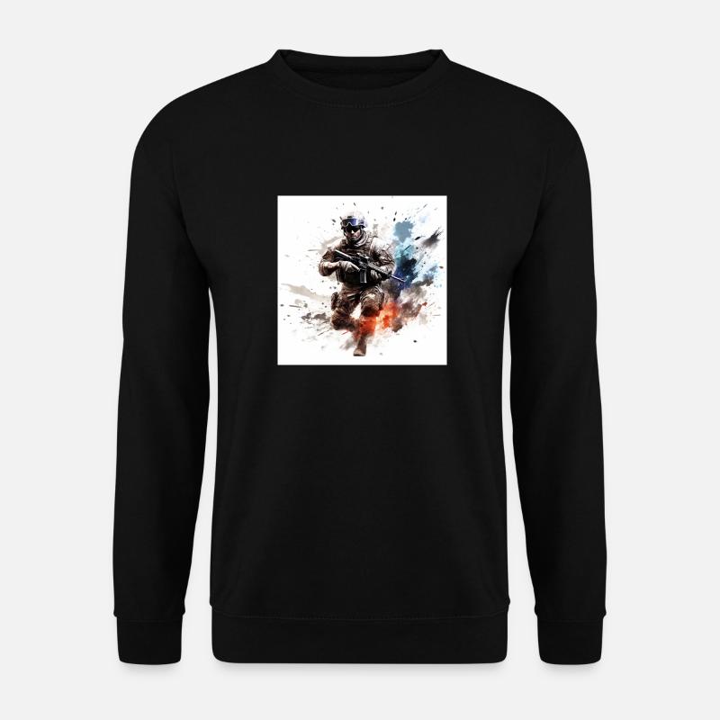 COD gaming art shooter 2 - Unisex Sweatshirt - black