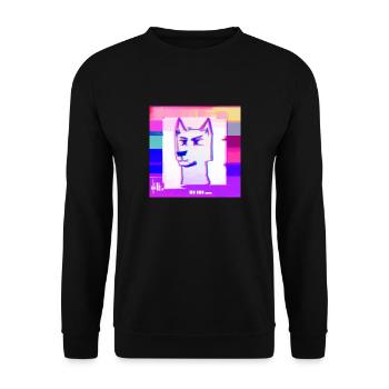 Cyberdoge#1 - Unisex Pullover - Schwarz - Vorne - Alina (178cm) & Michal (187cm)