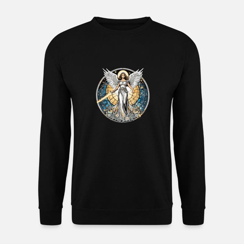 Engel des Lichts - Unisex Pullover - Schwarz
