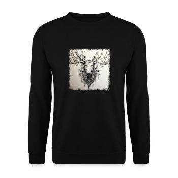 animal liberation canada animals birthday joke - Unisex Sweatshirt - black - Front - Alina (178cm) & Michal (187cm)