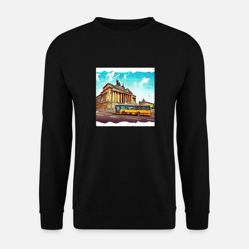 Berliner Bus - Unisex Pullover - Schwarz