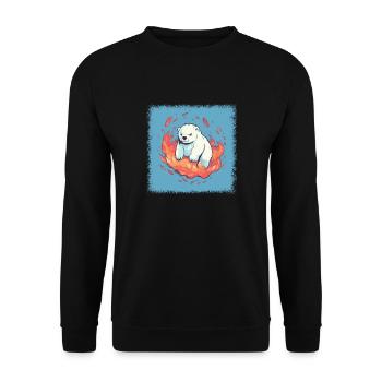 cinema movie birthday present idea - Unisex Pullover - Schwarz - Vorne - Alina (178cm) & Michal (187cm)