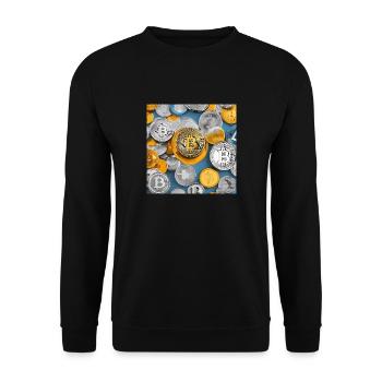 IMG 3762 - Unisex Pullover - Schwarz - Vorne - Alina (178cm) & Michal (187cm)