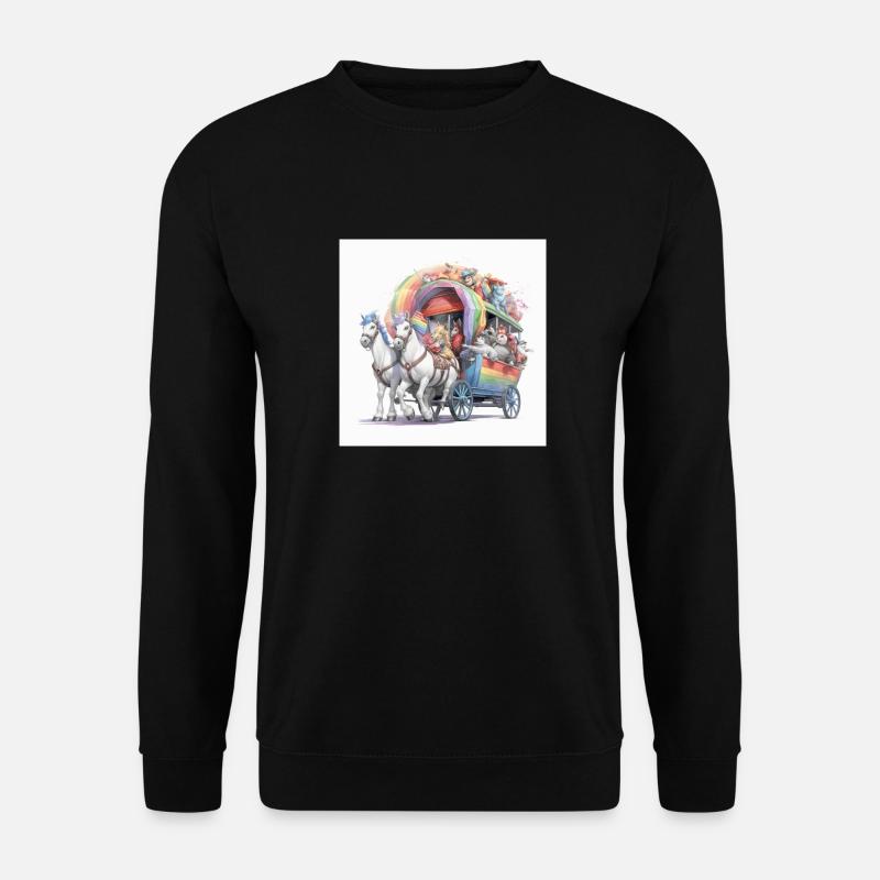 Parade Wagen LGBTQ - Unisex Pullover - Schwarz