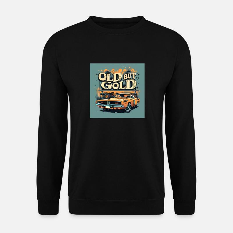 Old but gold - Unisex Pullover - Schwarz