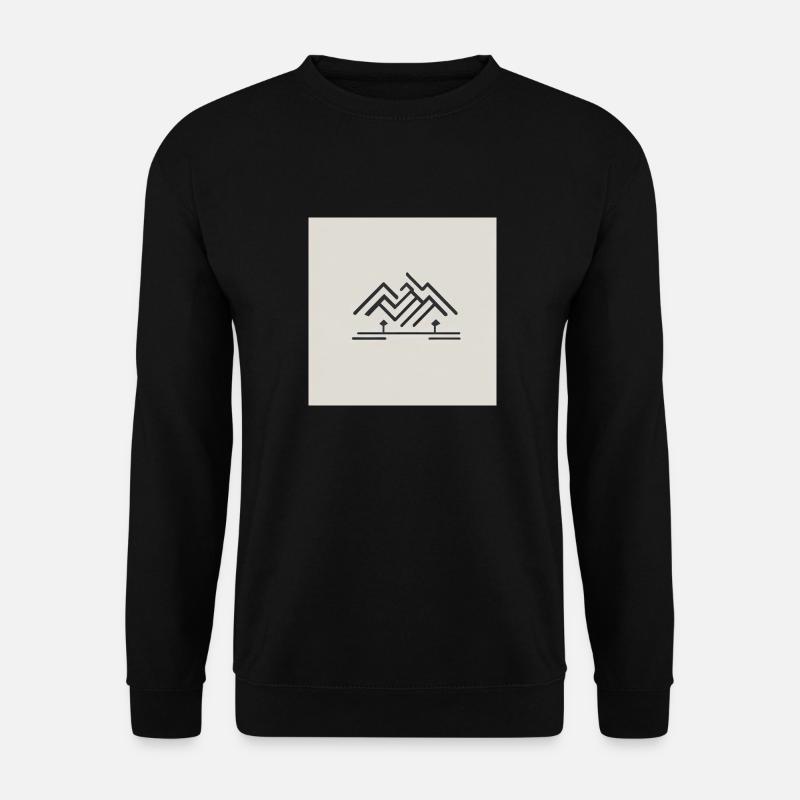 Mountain - Unisex Pullover - Schwarz
