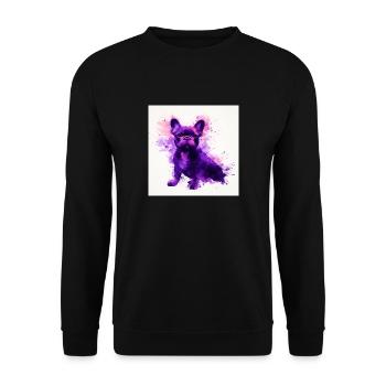 Amour d’intimidation - Sweat-shirt Unisexe - noir - Devant - Alina (178cm) & Michal (187cm)